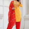 Apple Cut Yellow Kurti Set in Jaipur