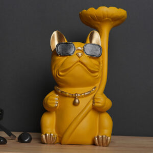 Yellow Bull Dog Tray Holder – Stylish & Functional Décor