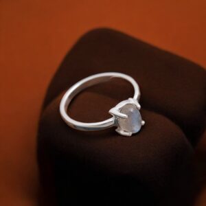 Labradorite Oval Shape Sterling Silver Ring