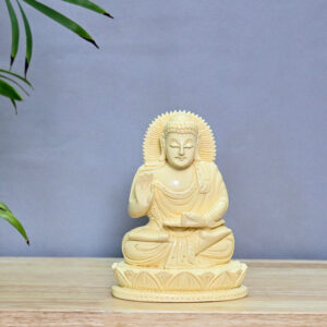 Serene Marble Lord Buddha Statue for Peace and Spiritual Harmony